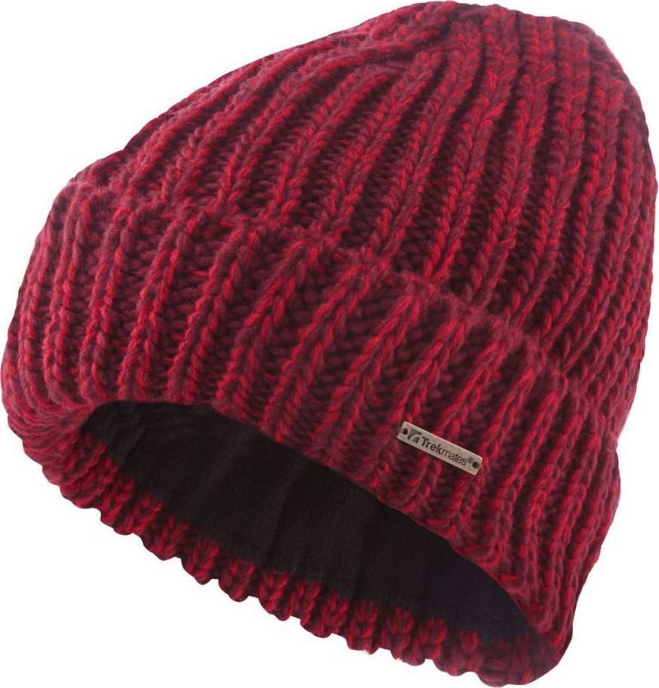 Зимняя шапка Trekmates Nazz Knit Hat Merlot