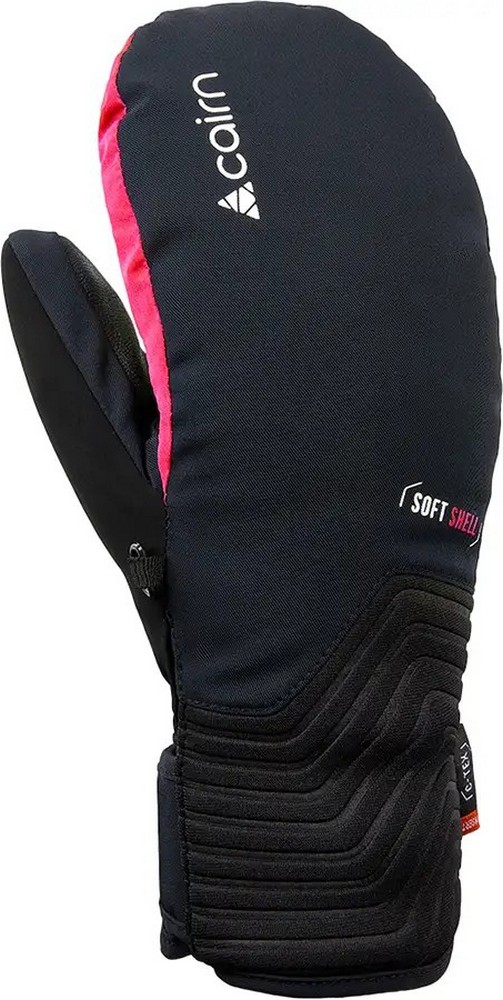 Женские перчатки Cairn Elena W black-neon pink 7