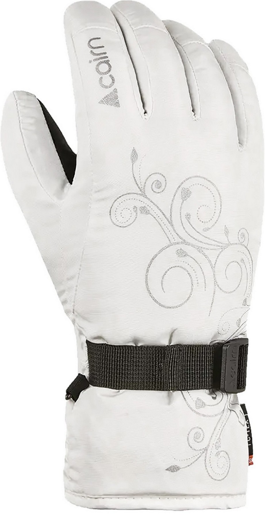 Лыжные перчатки для взрослых Cairn Augusta W white-grey 6