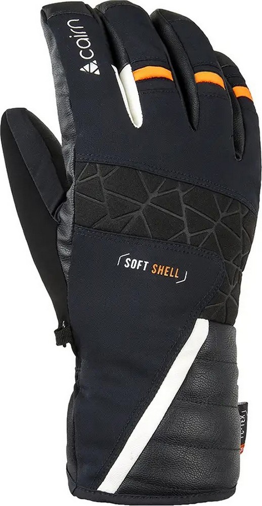 Лыжные перчатки для взрослых Cairn Summit black-neon orange 8