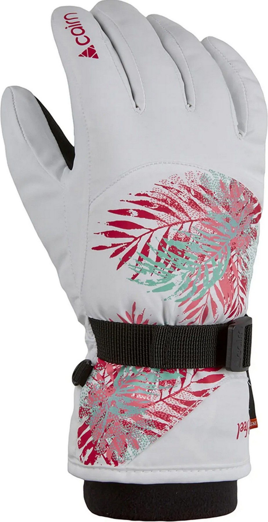 Лыжные перчатки для взрослых Cairn Wizar W white floral 6.5
