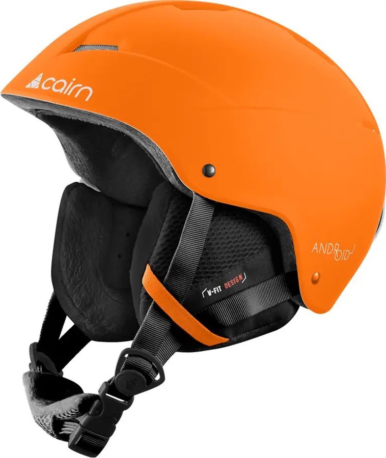 Зимний защитный шлем Cairn Android Jr mat orange 51-53