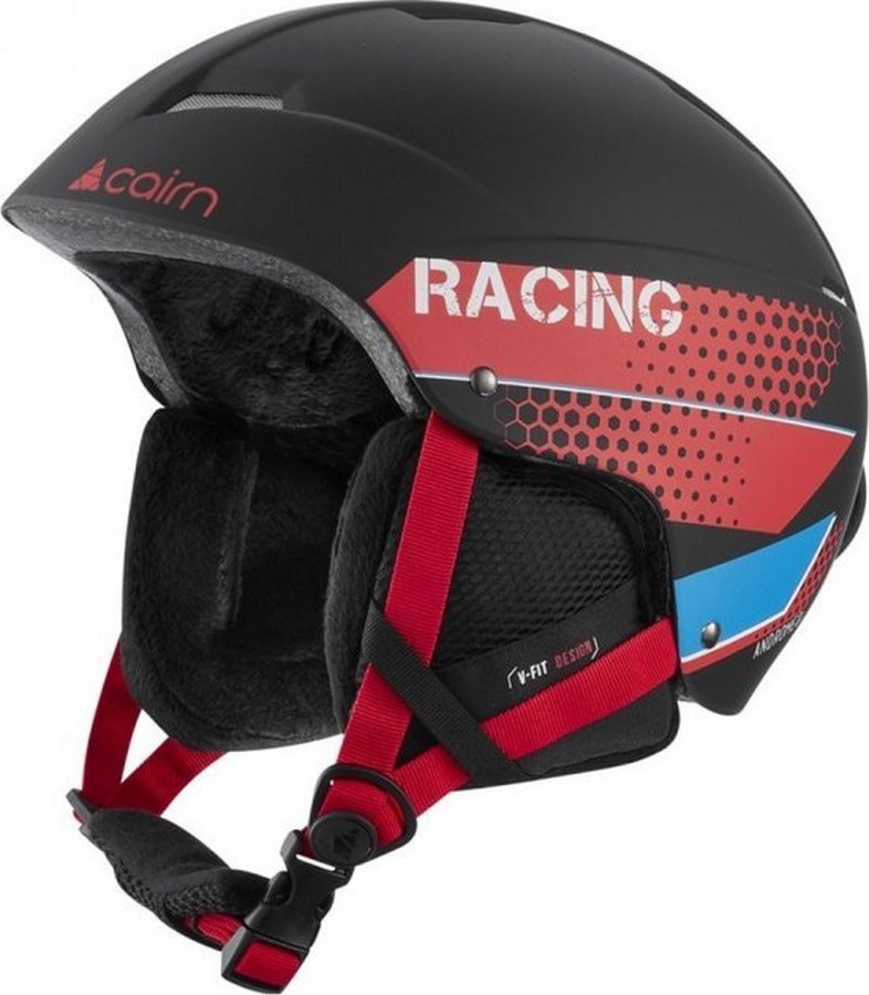 Детский шлем для сноуборда Cairn Andromed Jr mat black-racing 51-53
