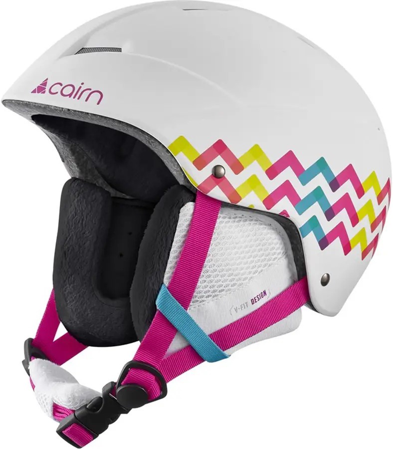 Шлем горнолыжный женский Cairn Andromed Jr mat white-lolipop 48-50