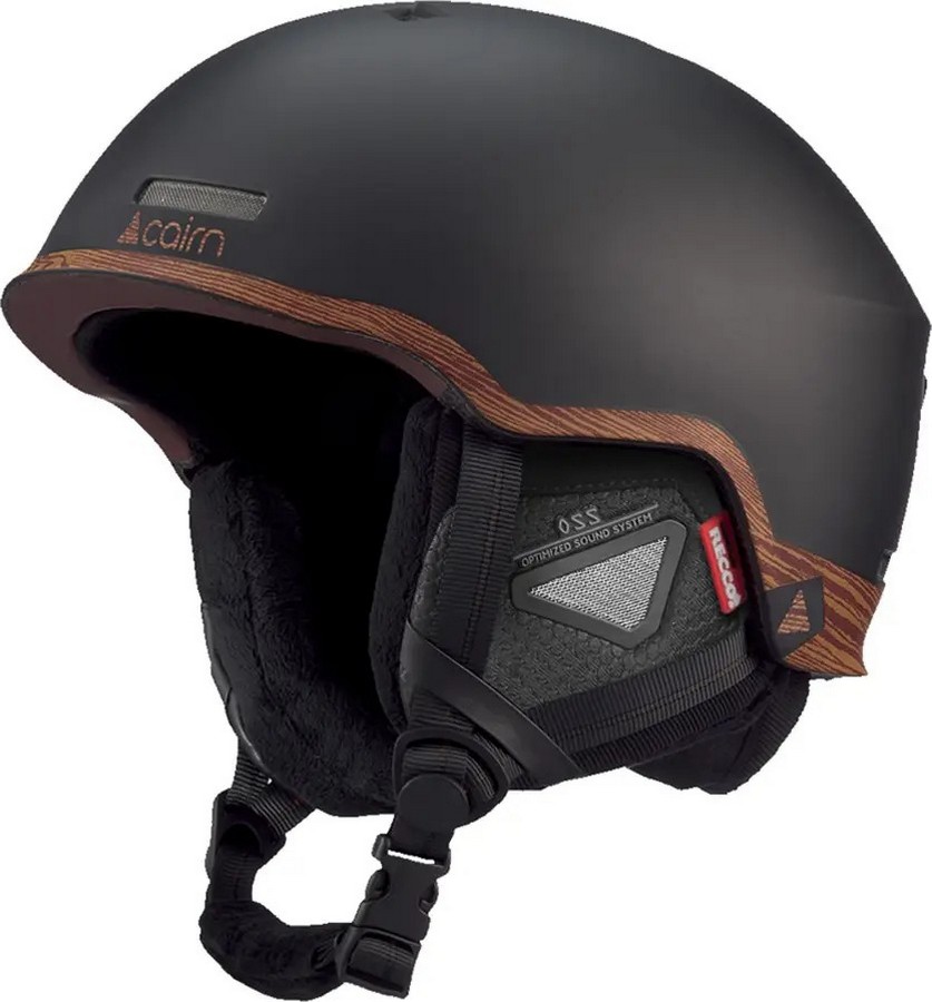 Зимний защитный шлем Cairn Centaure Rescue mat black-wood 56-58