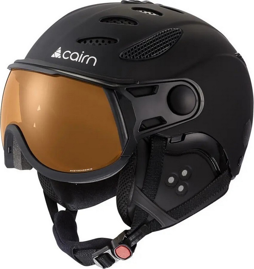 Защитный шлем с визором Cairn Cosmos Photochromic mat black 55-57