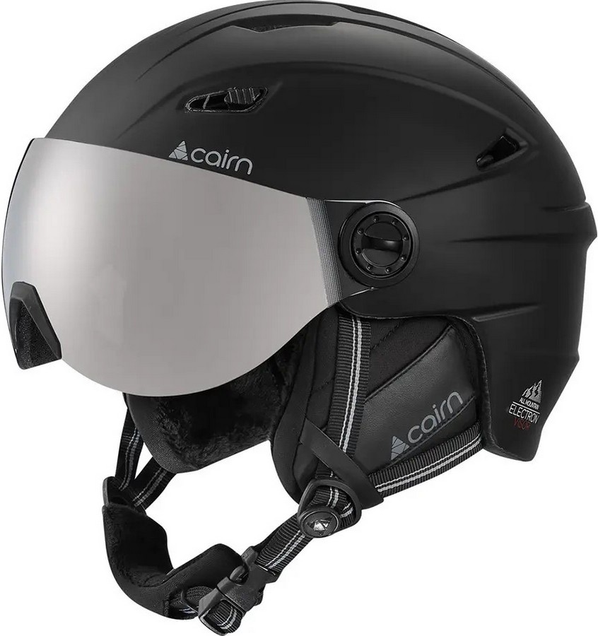 Защитный шлем с визором Cairn Electron Visor Photochromic II mat black 59-60 в Киеве
