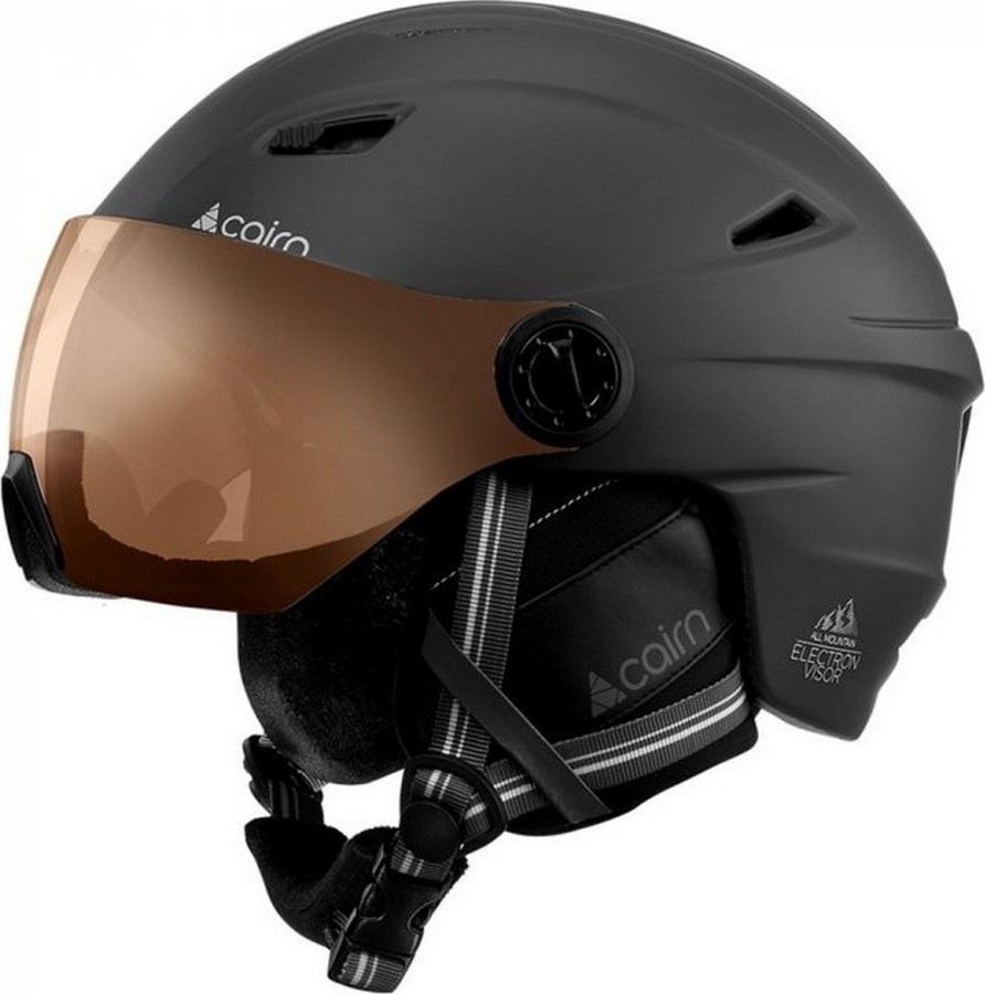 Защитный шлем с визором Cairn Electron Visor SPX2 mat black 57-58 в Киеве