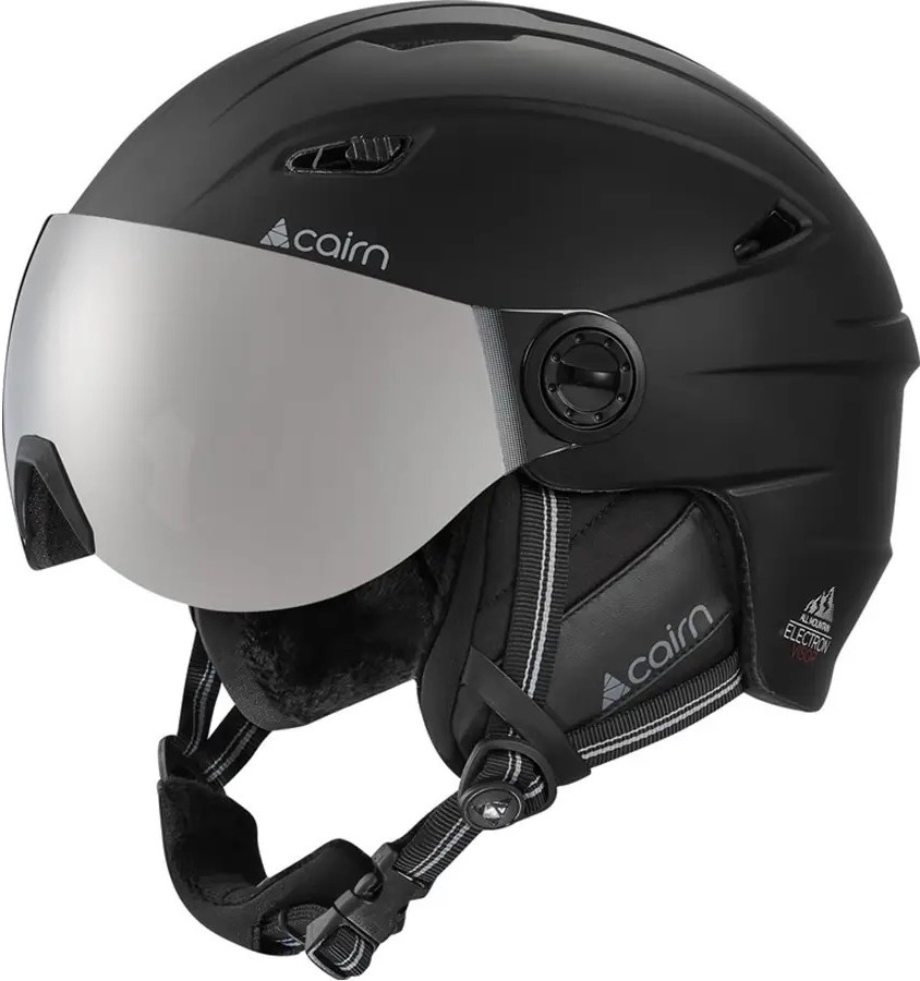 Купить защитный шлем с визором Cairn Electron Visor SPX3 mat black 57-58 в Киеве