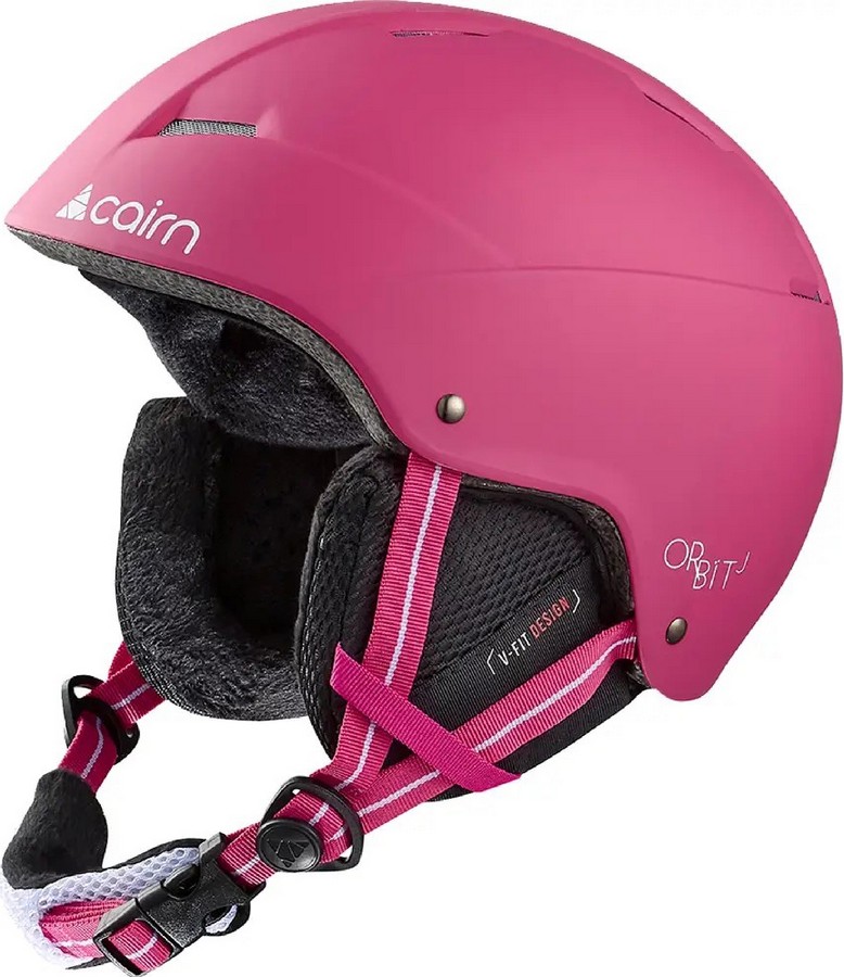 Розовый защитный шлем Cairn Orbit Jr mat fluo fuchsia 54-56