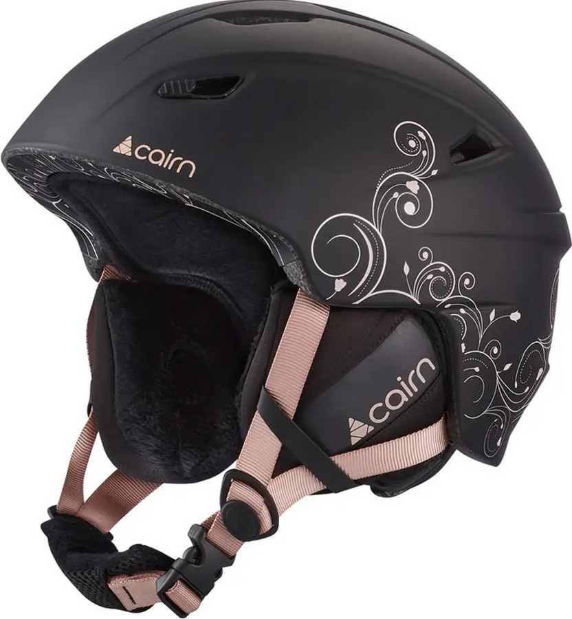 Зимний защитный шлем Cairn Profil black-powder pink ornamental 55-56