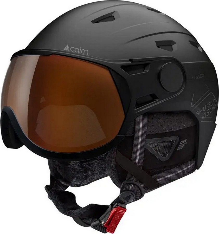 Защитный шлем с визором Cairn Shuffle Visor black 56-58