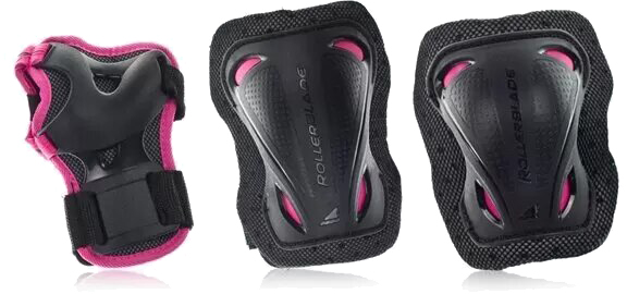Наколінник для скейтборду RollerBlade Protection BladeGear 3-Pack Black Pink (2XS)