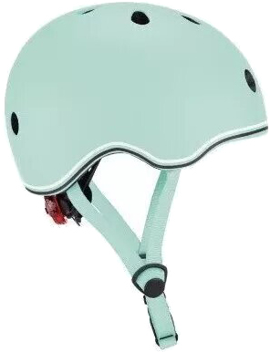 Шлем с светоотражателем Globber Go Up Lights, Пастельний Зеленый, с Фонариком