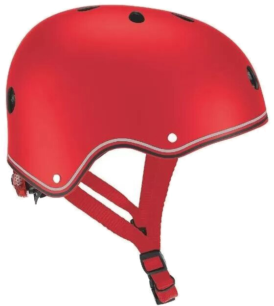 Шлем с светоотражателем Globber, Красный с Фонариком