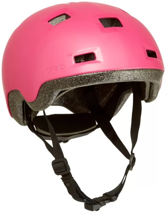 Розовый защитный шлем Oxelo B100 (Розовый, 47-52)