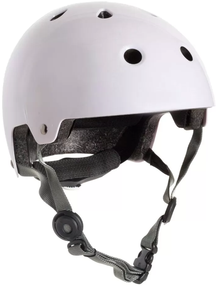 Белый защитный шлем Oxelo Play 5 (Белый, 55-58)