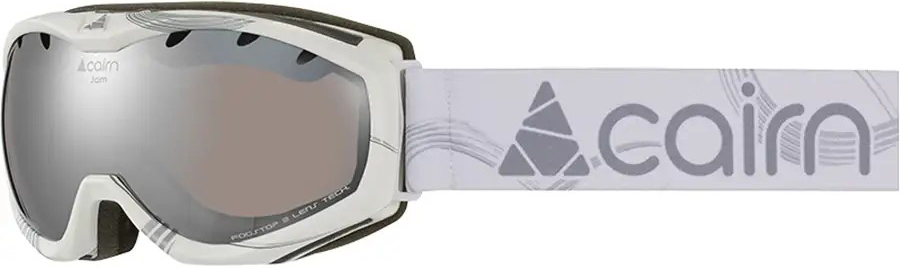 Лыжная маска с защитой от царапин Cairn Jam SPX3 white-silver curve