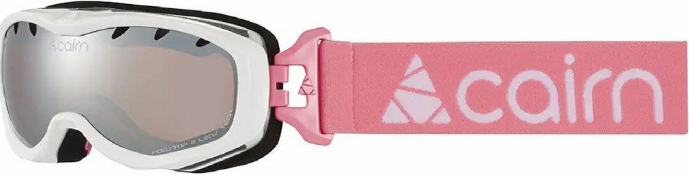 Горнолыжные маски с защитой от запотевания Cairn Rush SPX3 Jr white-candy pink
