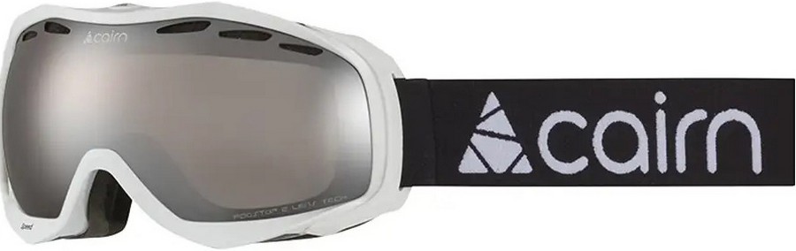 Горнолыжные маски со сферической линзой Cairn Speed SPX3 shiny white