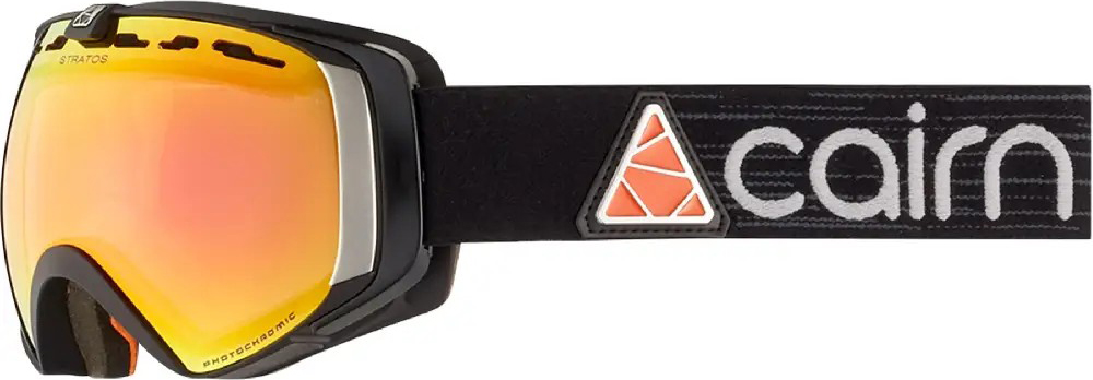 Лыжная маска для пасмурной погоды Cairn Stratos Evolight black-orange