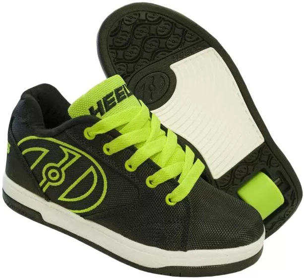 Ролики на шнурках Heelys Propel 2.0 770977 (33, Чорно-зелений)