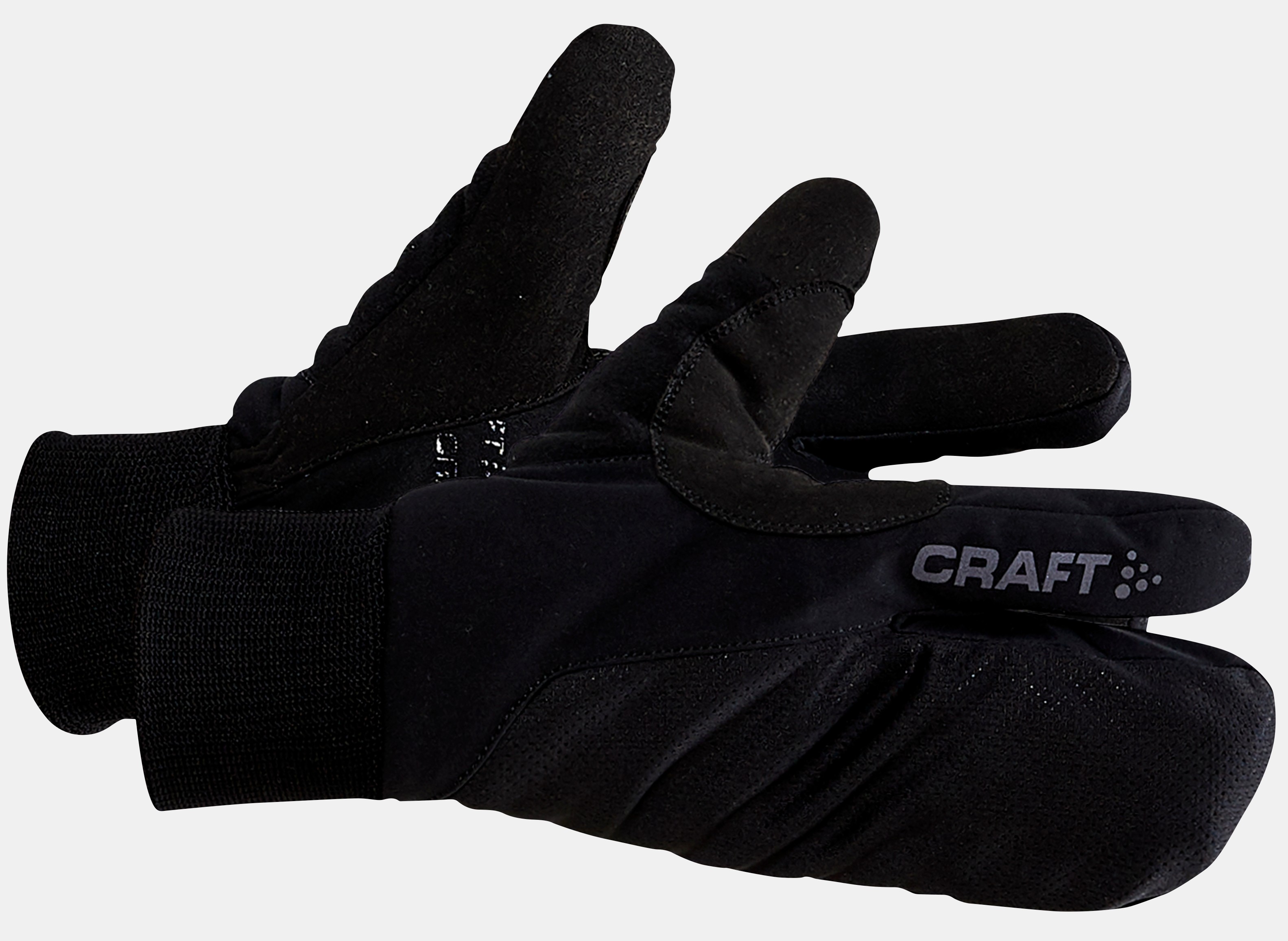 Характеристики варежки Craft Core Insulate Split Finger Glove Black 8/S