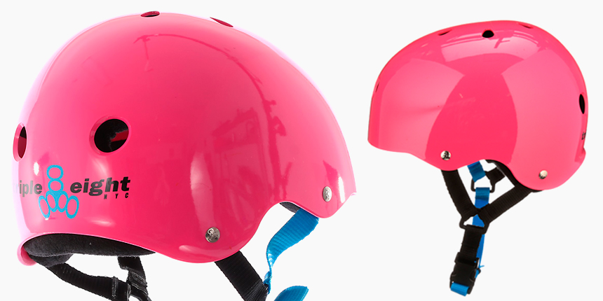 Внешний вид Triple8 Sweatsaver Helmet Neon Fuschia