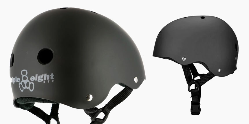 Внешний вид Triple8 Sweatsaver Helmet Black All/Black