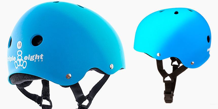 Зовнішній вигляд Triple8 Sweatsaver Helmet Blue Fade