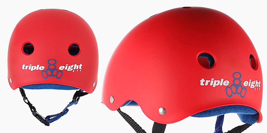 Зовнішній вид Triple8 Sweatsaver Helmet United Red